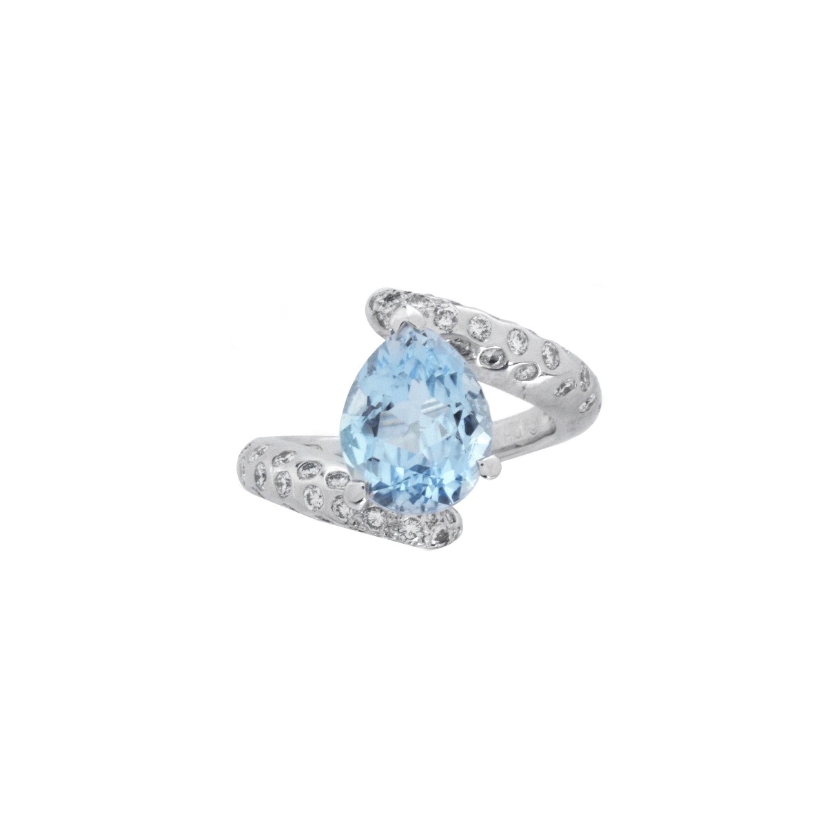 Chanel Aquamarine, Diamond and 18K Ring