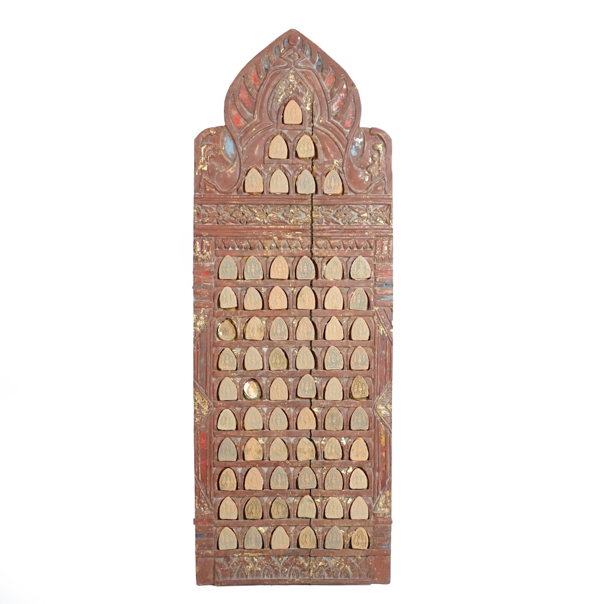Sixty Five (65) Antique Thai Terracotta Plaques