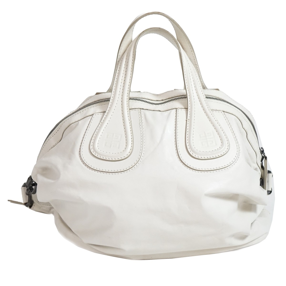 Givenchy White Leather Tote Bag