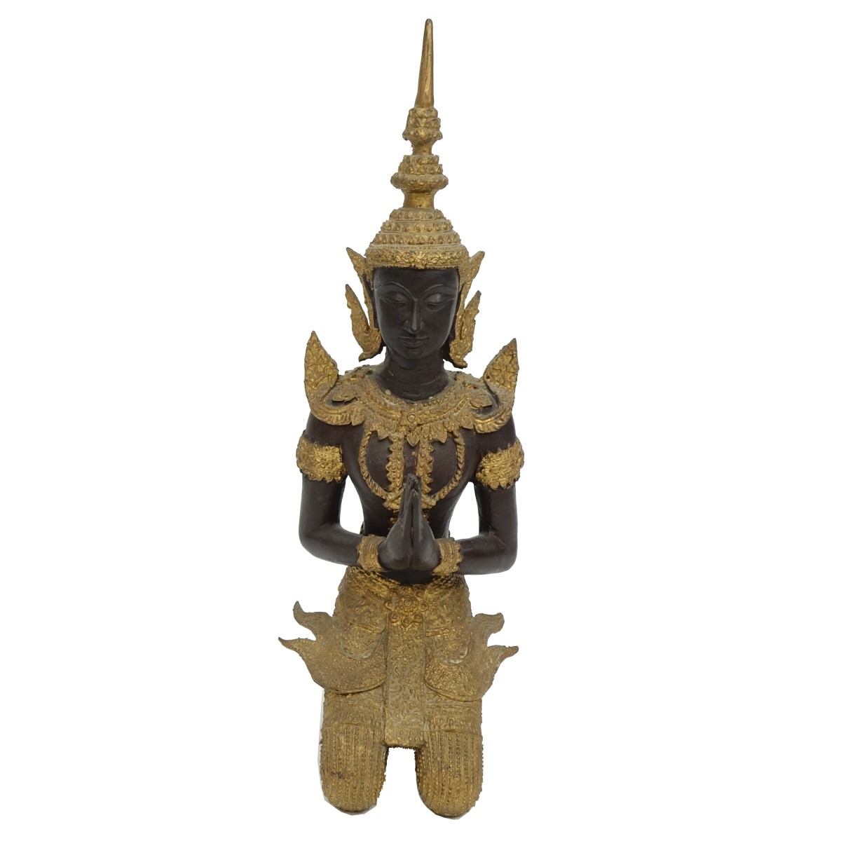 Thai Bronze Kneeling Figure