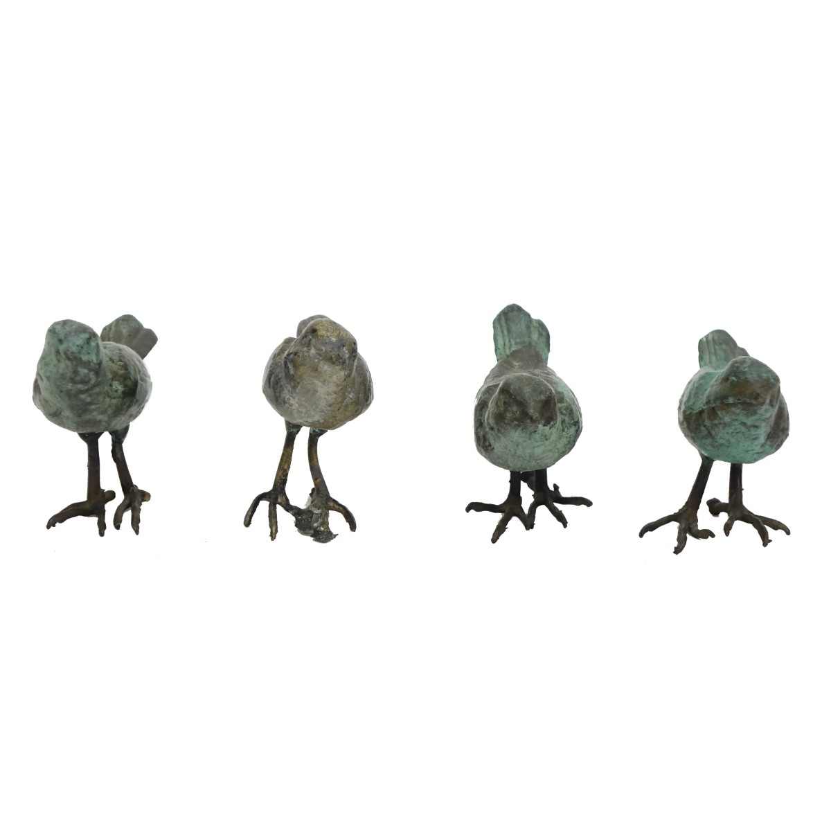 Four (4) Early 20th C. Miniature Bronze Figurines