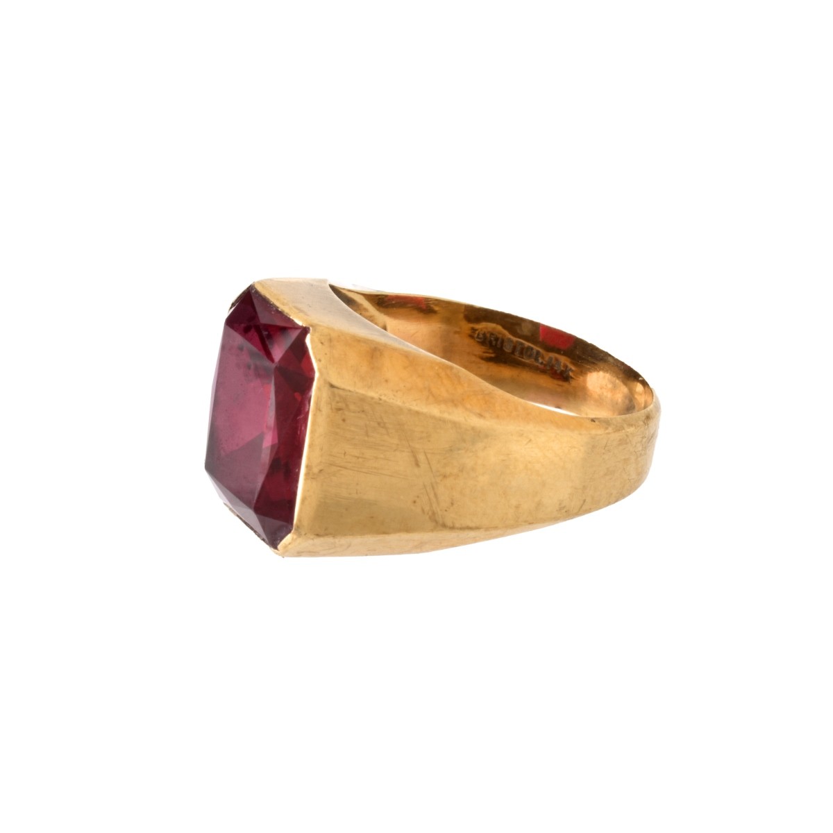 Men's Ruby and 14K Ring