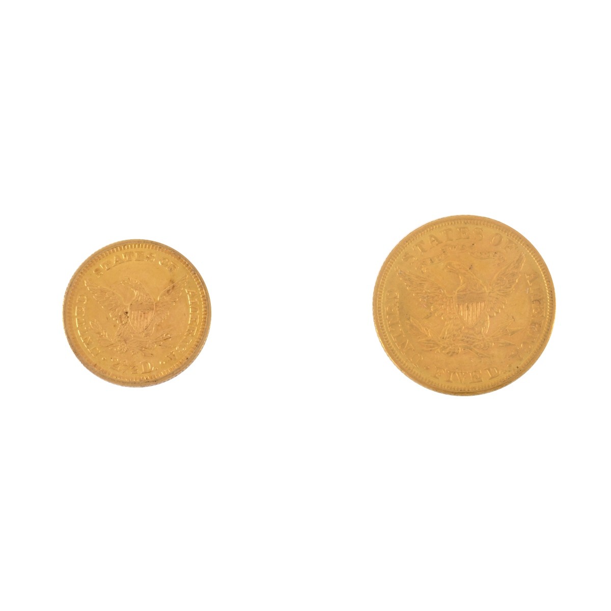 Two US Gold Coins