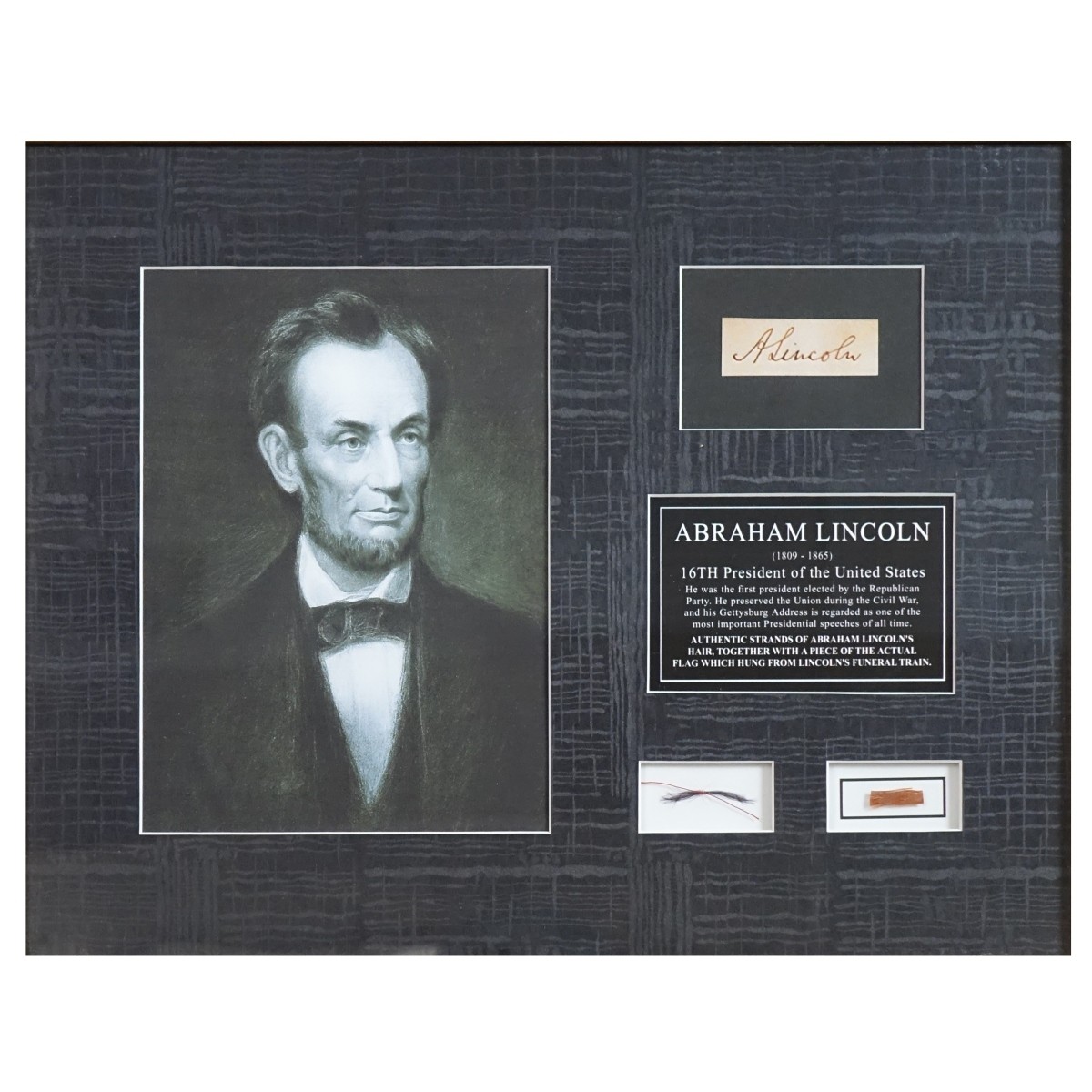 Abraham Lincoln (1809-1865) Artifacts