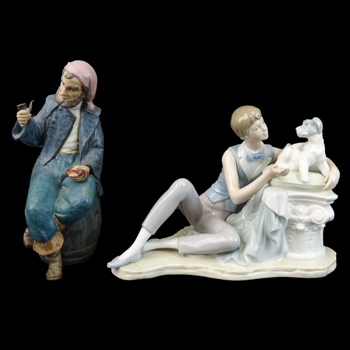 Two (2) Nau Porcelain Figurines