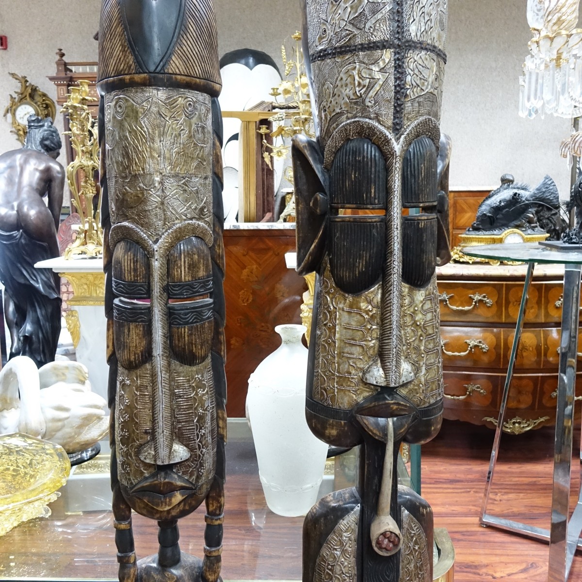 Carved African Masks
