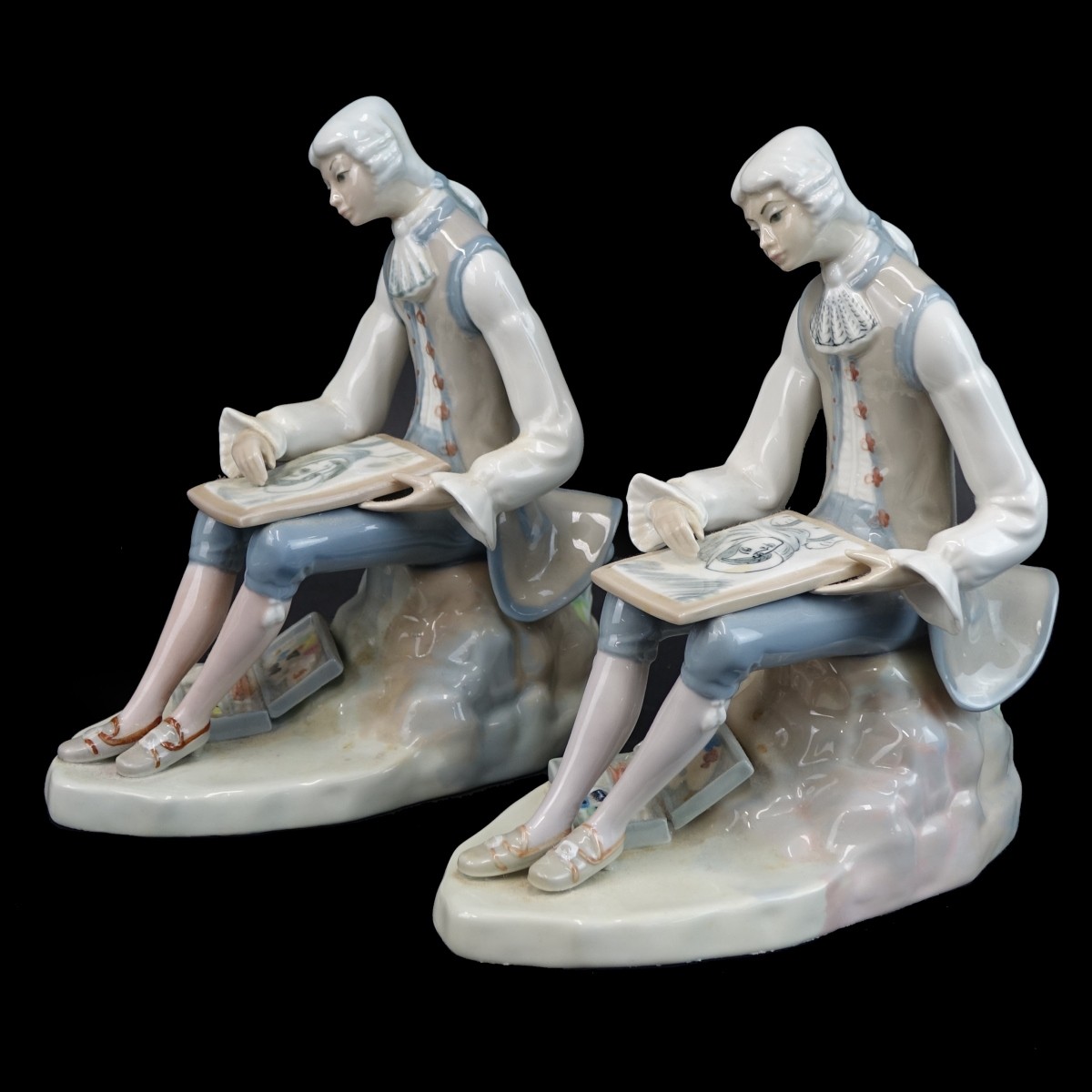 Pair of Casades Porcelain Figurines