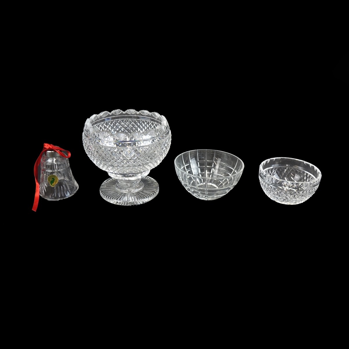 Four (4) Vintage Crystal Tableware