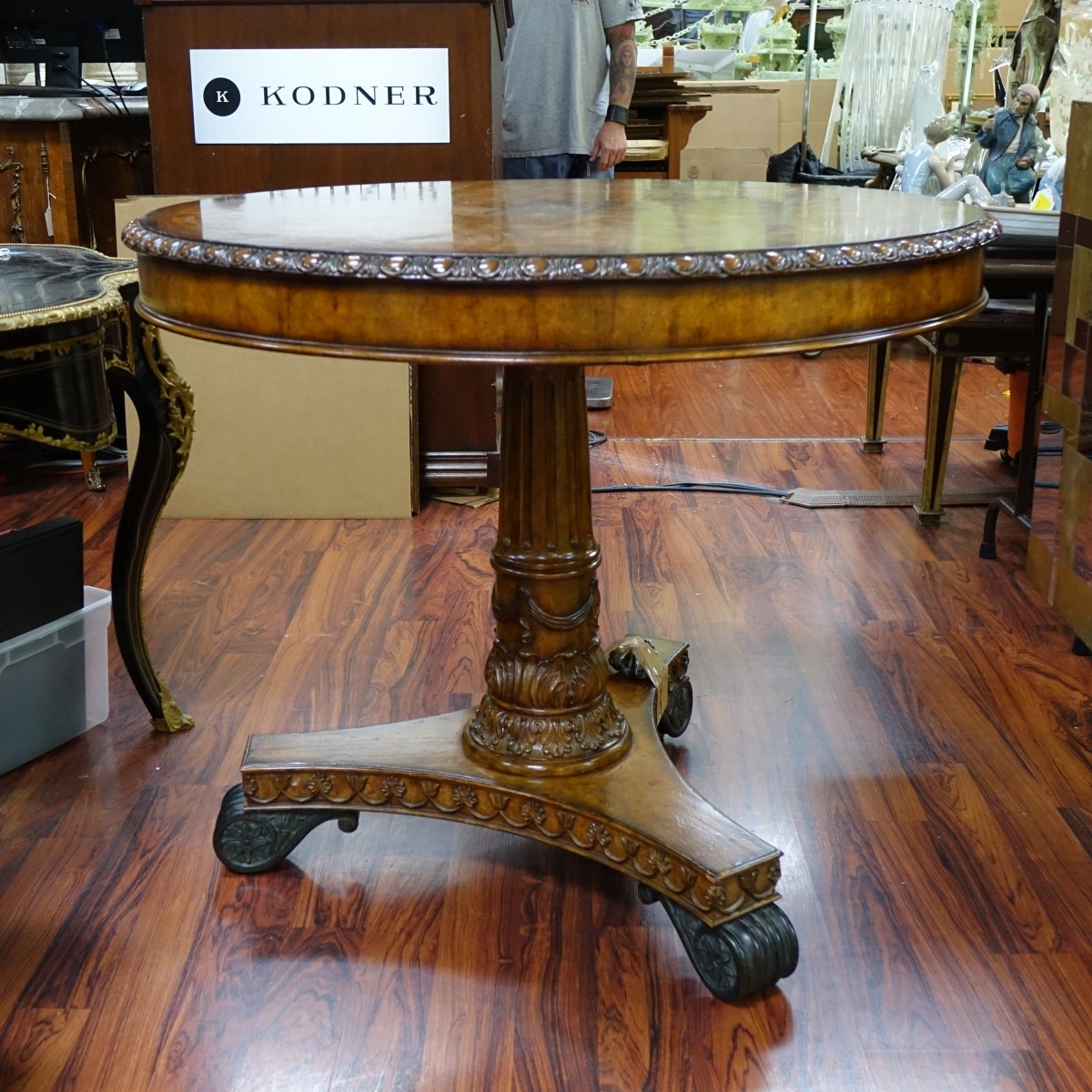 Maitland & Smith Hand Carved Center Table