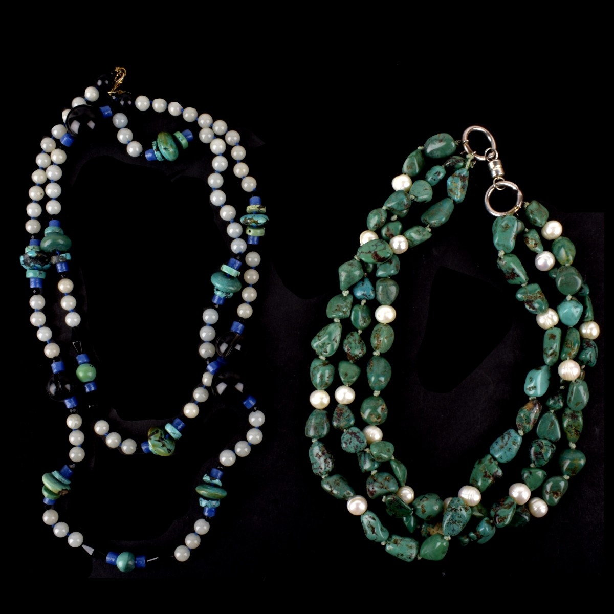Two Vintage Turquoise Necklaces