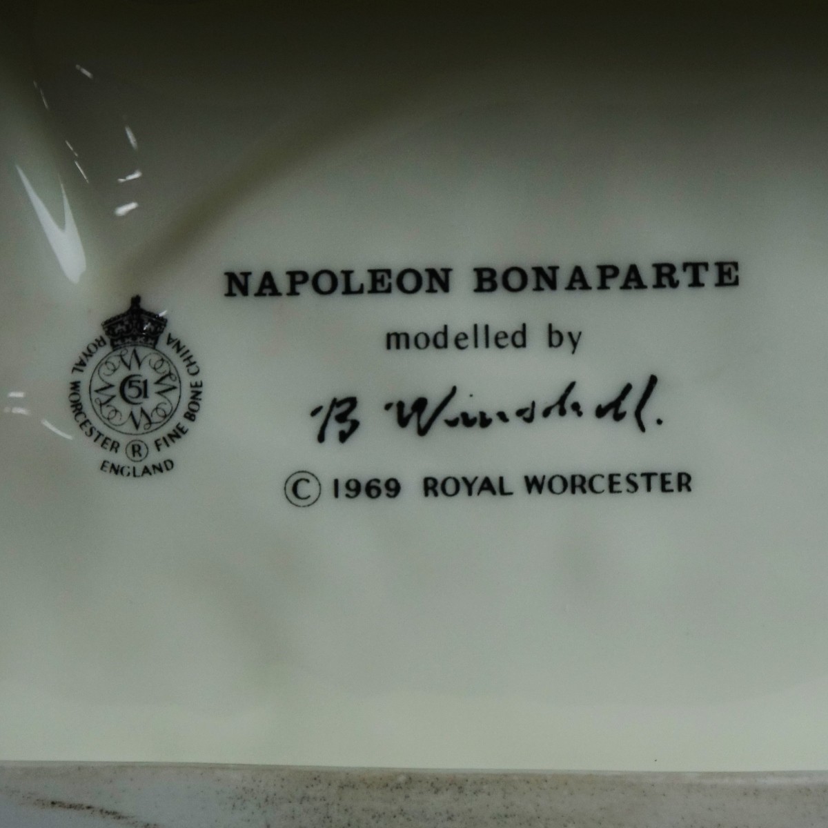 Royal Worcester "Napoleon Bonaparte" Figural Group