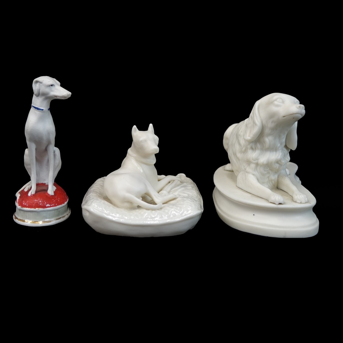 Three (3) Vintage Dog Figurines