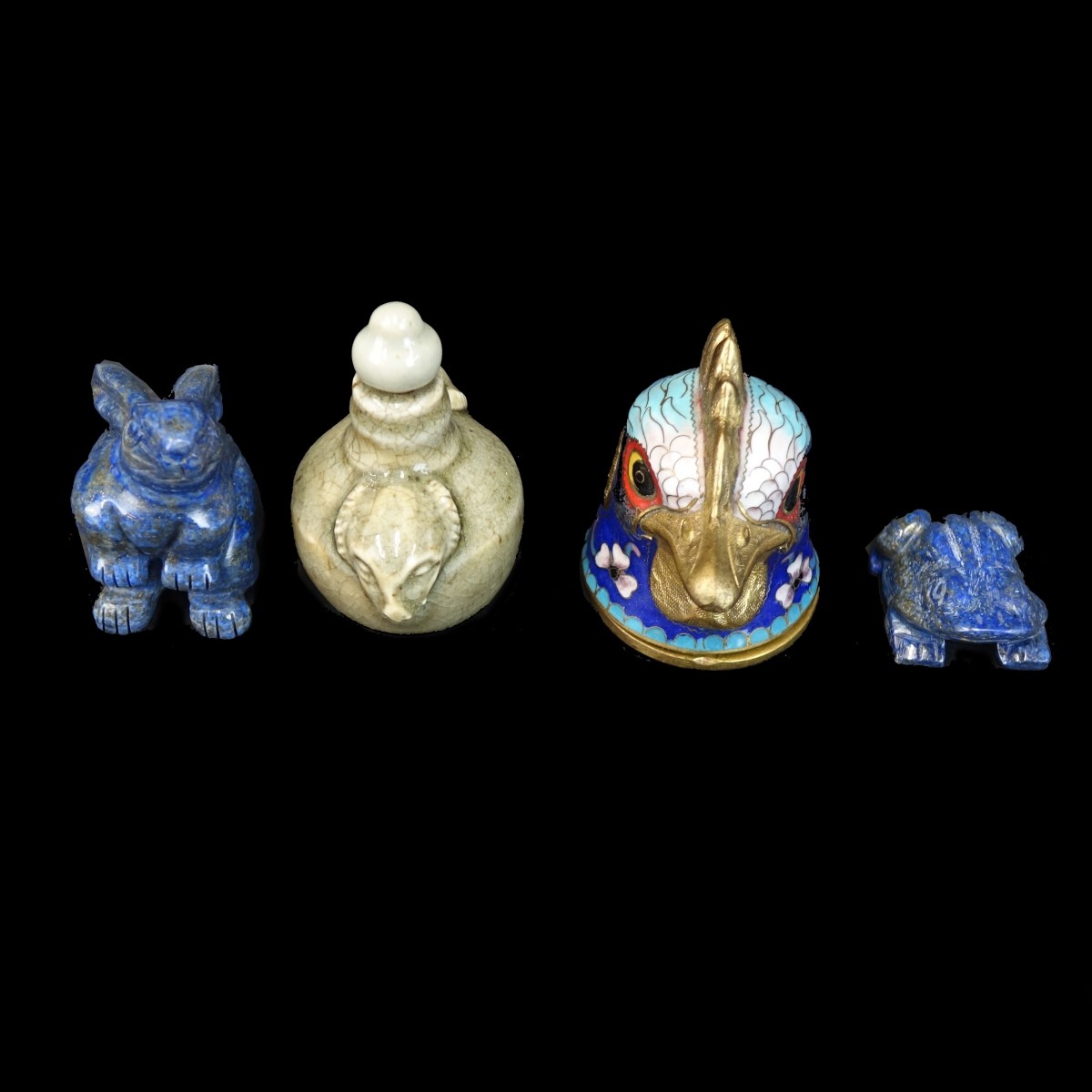 Four (4) Chinese Assorted Miniature Tableware