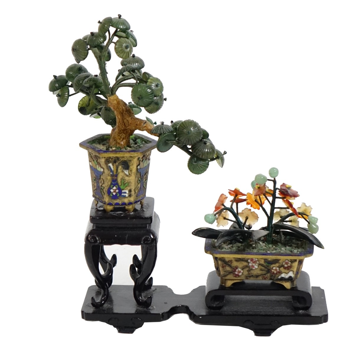 Two (2) Chinese Miniature Ming Trees