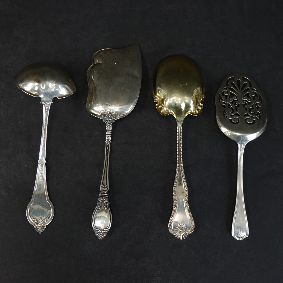 Four (4) Vintage Sterling Silver Tableware