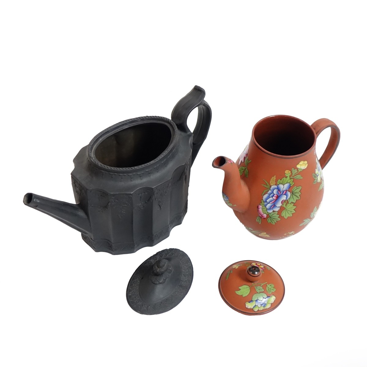 Two (2) Antique English Teapots