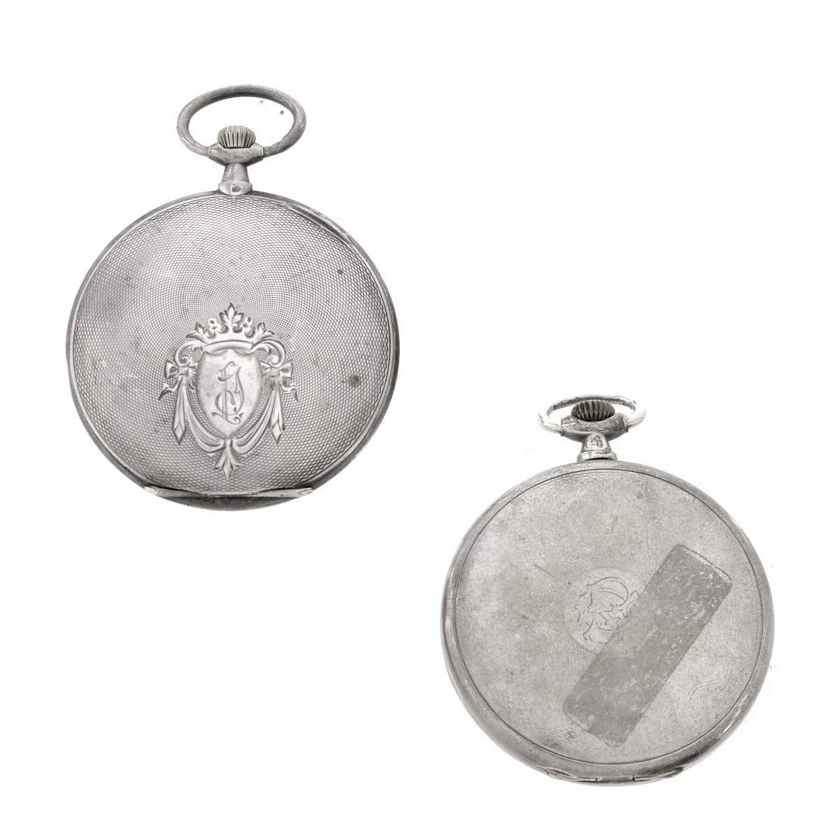 Two Antique Silver Pocket Watches