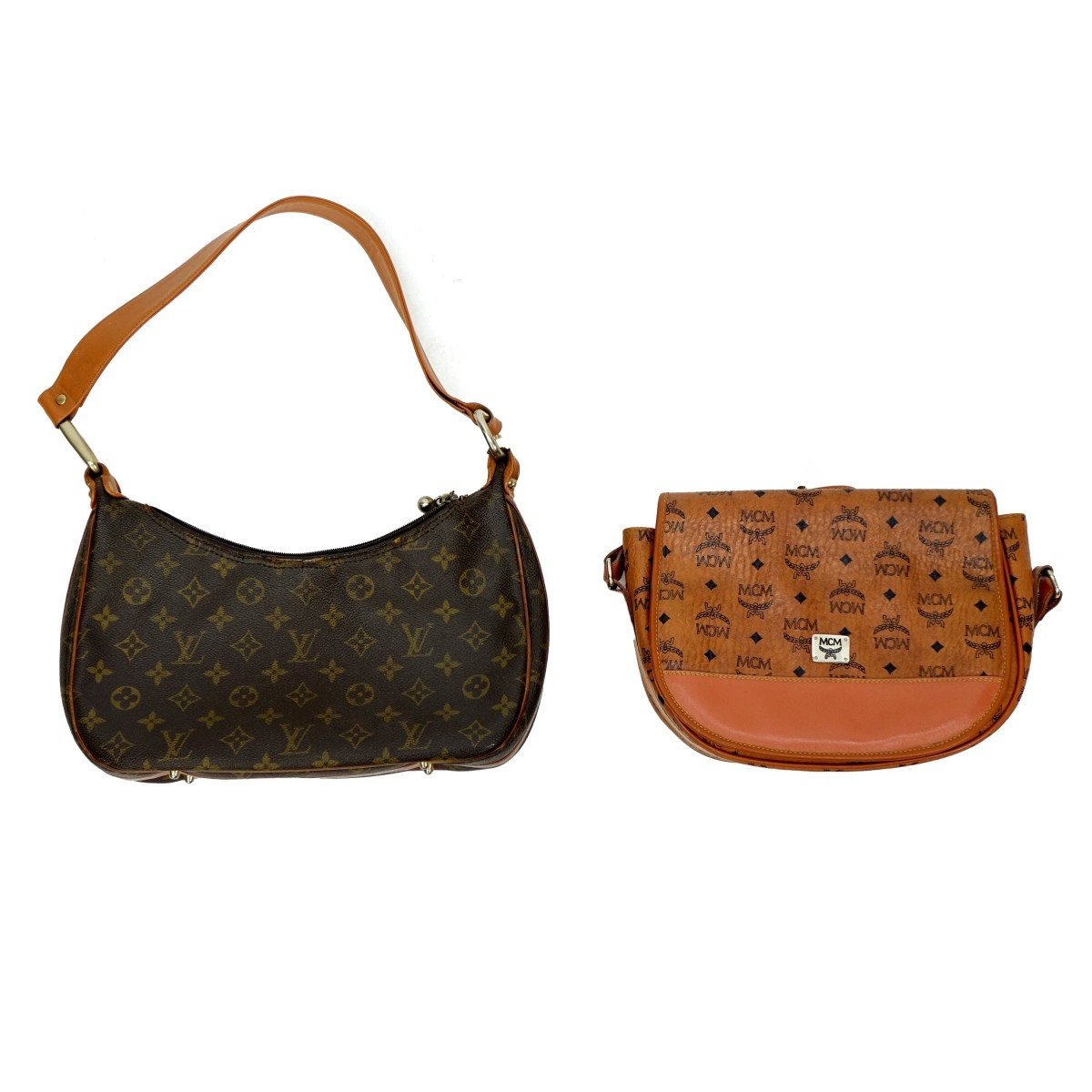 Louis Vuitton and MCM Bags