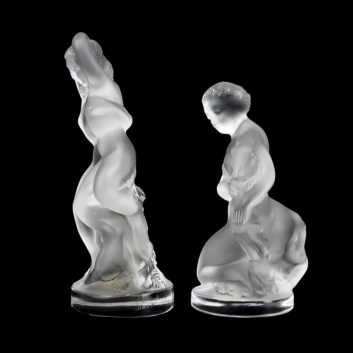 Two (2) Lalique Figurines