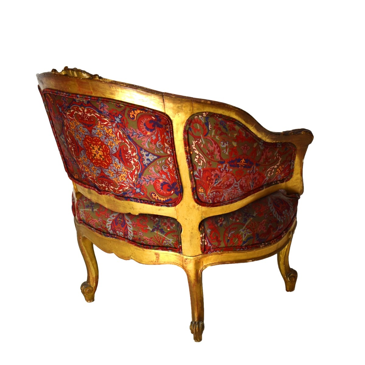 19C Louis XV Style Bergere Chair