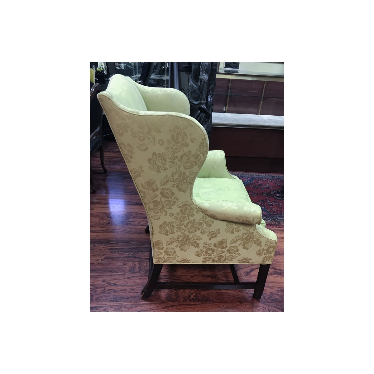 19th C. Sheraton Style Wingback Chair