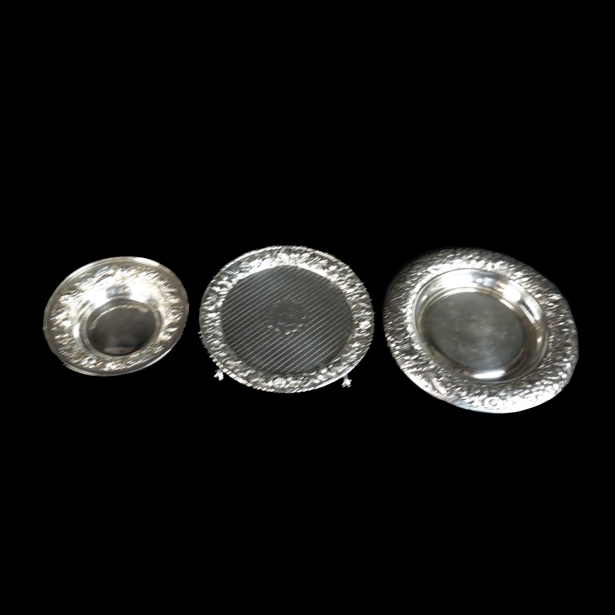 Three (3) Sterling Silver Dishes