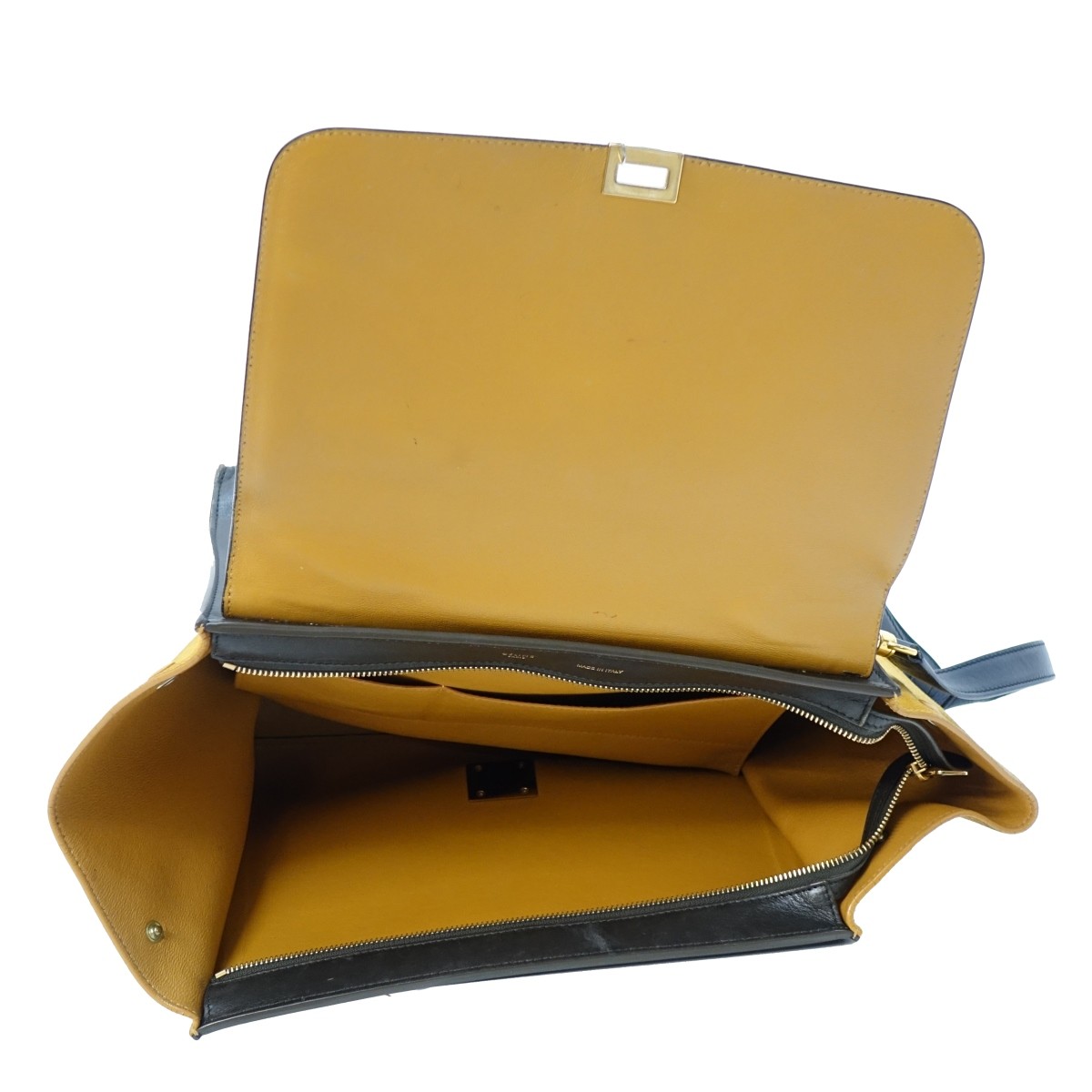 Celine Tri-Color Trapeze Shoulder Bag