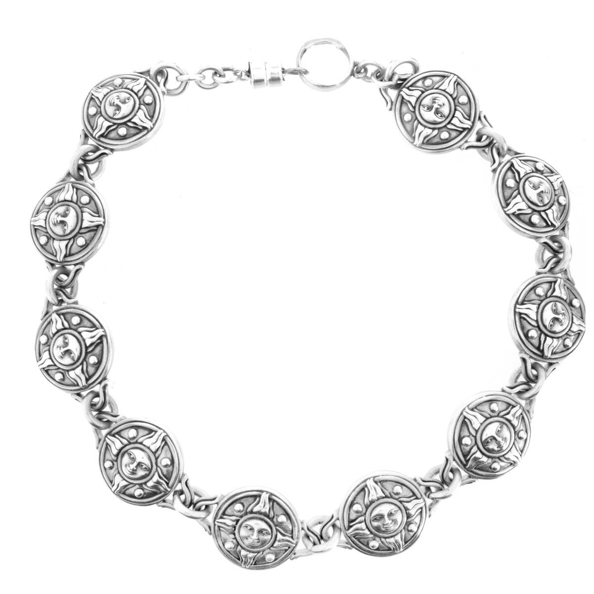 Kieselstein-Cord Sterling Necklace and Bracelet
