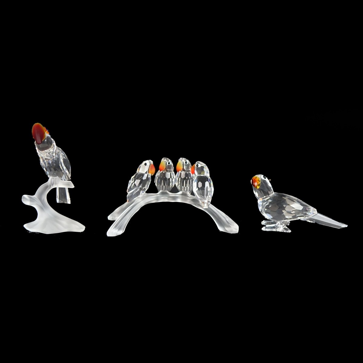 Three Swarovski Crystal Figurines Kodner Auctions