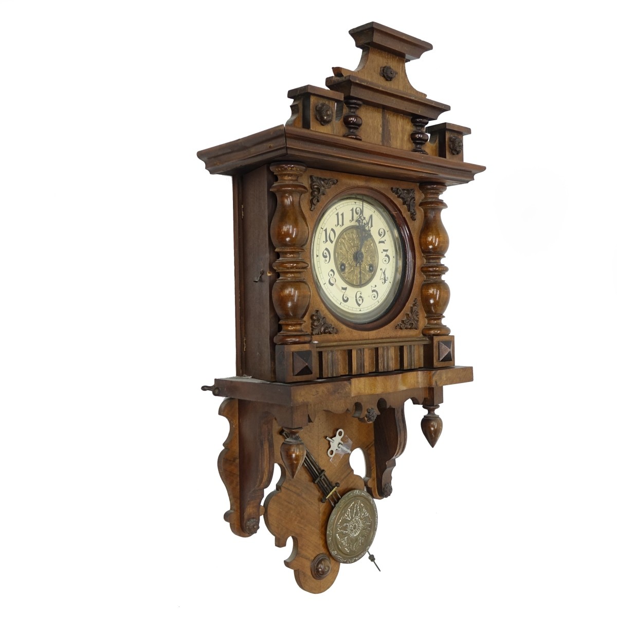 Antique Adler Gongschlag Wall Clock