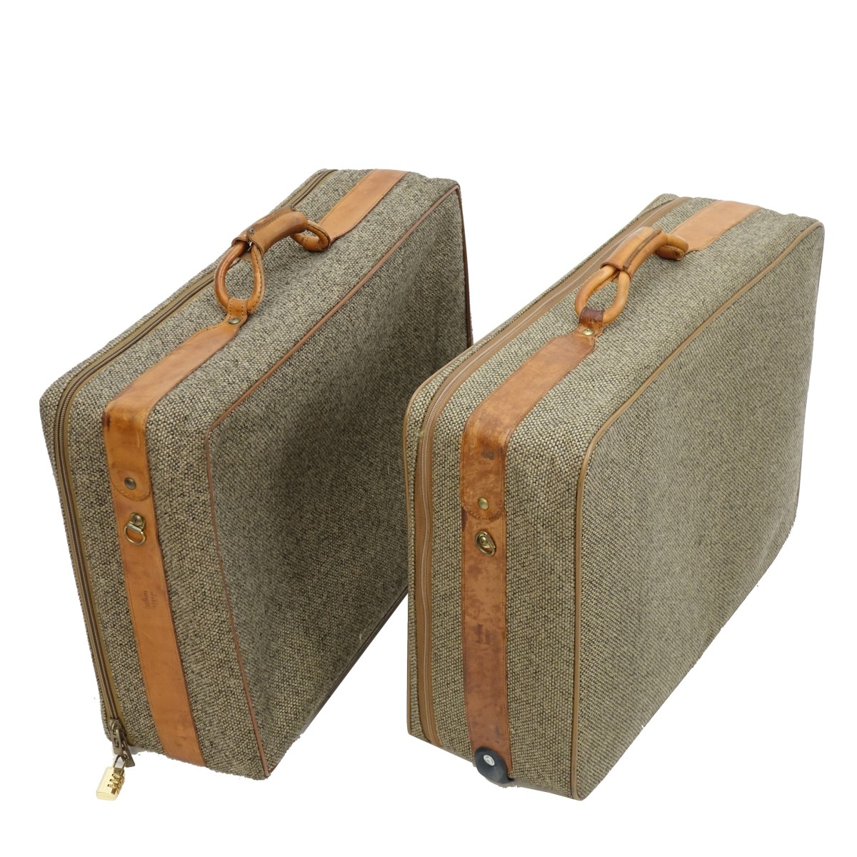Two Vintage Hartmann Suitcases