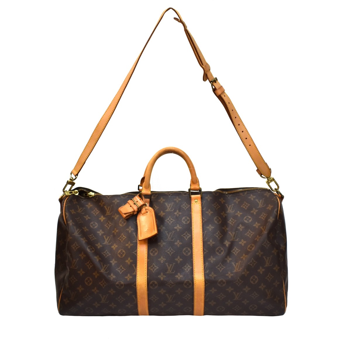 Louis Vuitton 55 Keepall Bandouliere Travel Bag