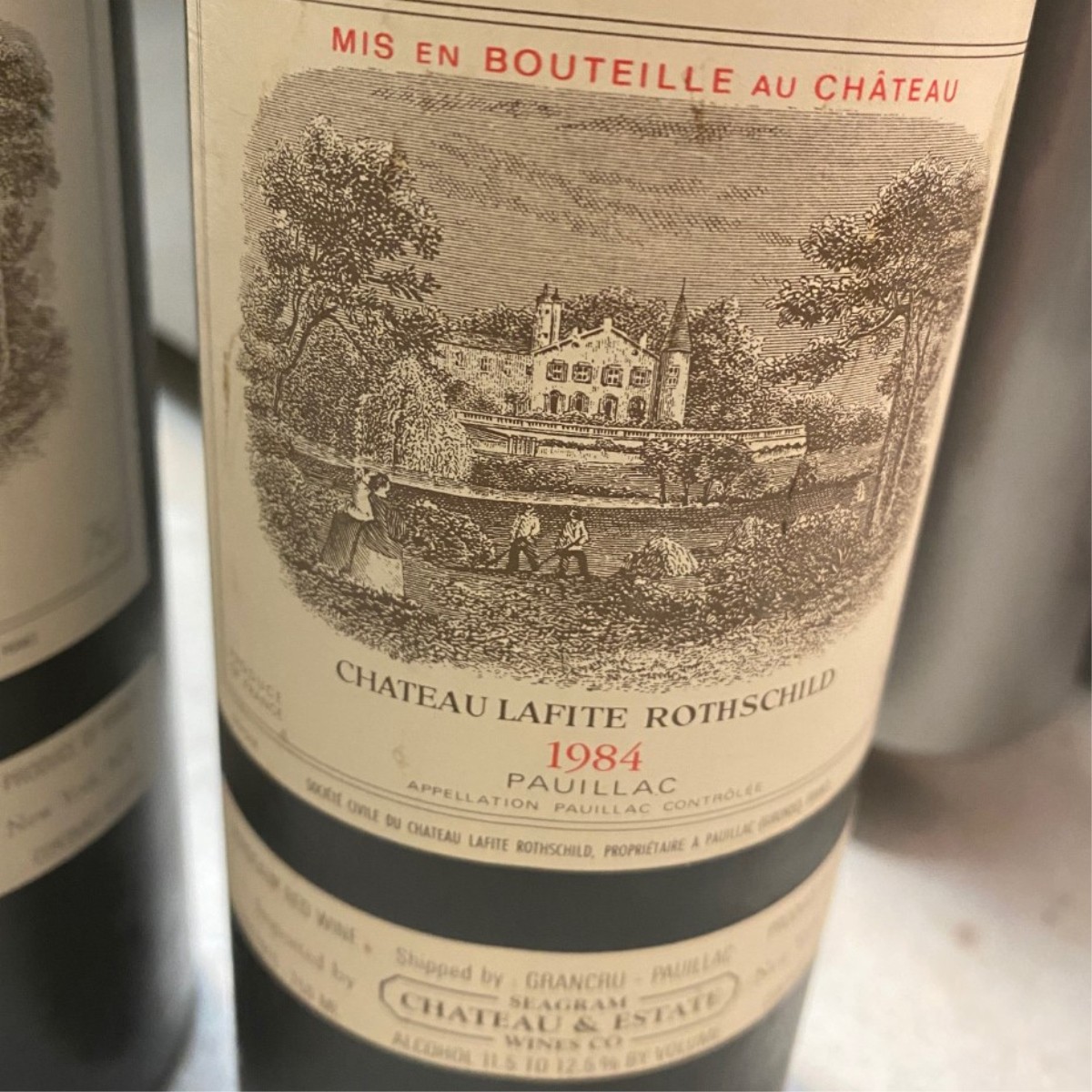 (2) Bottles of 1984 Chateau Lafite Rothschild