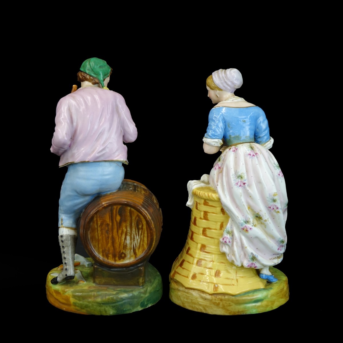 Pair of German Porcelain Figurines