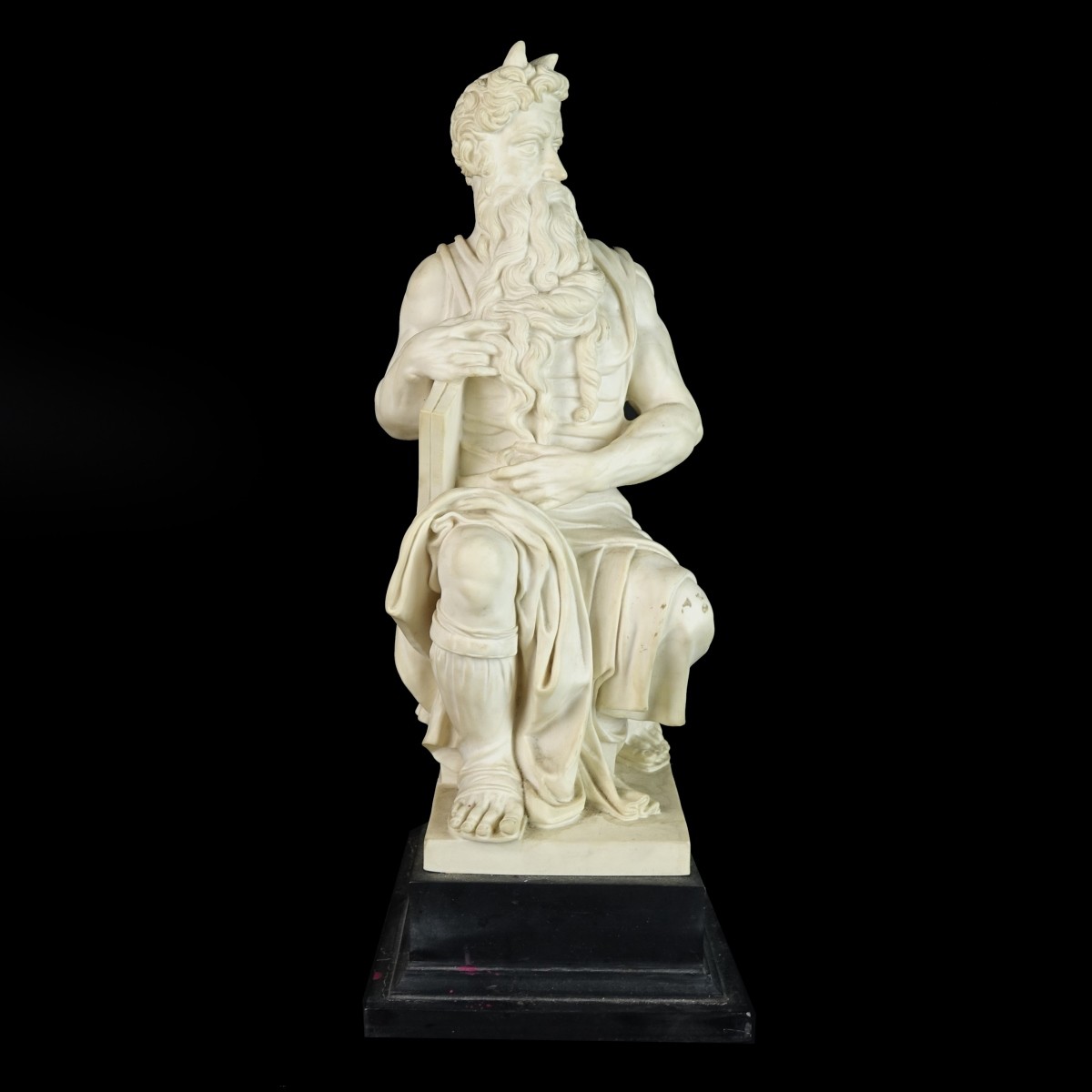 20th C. Composition Figure of Moses