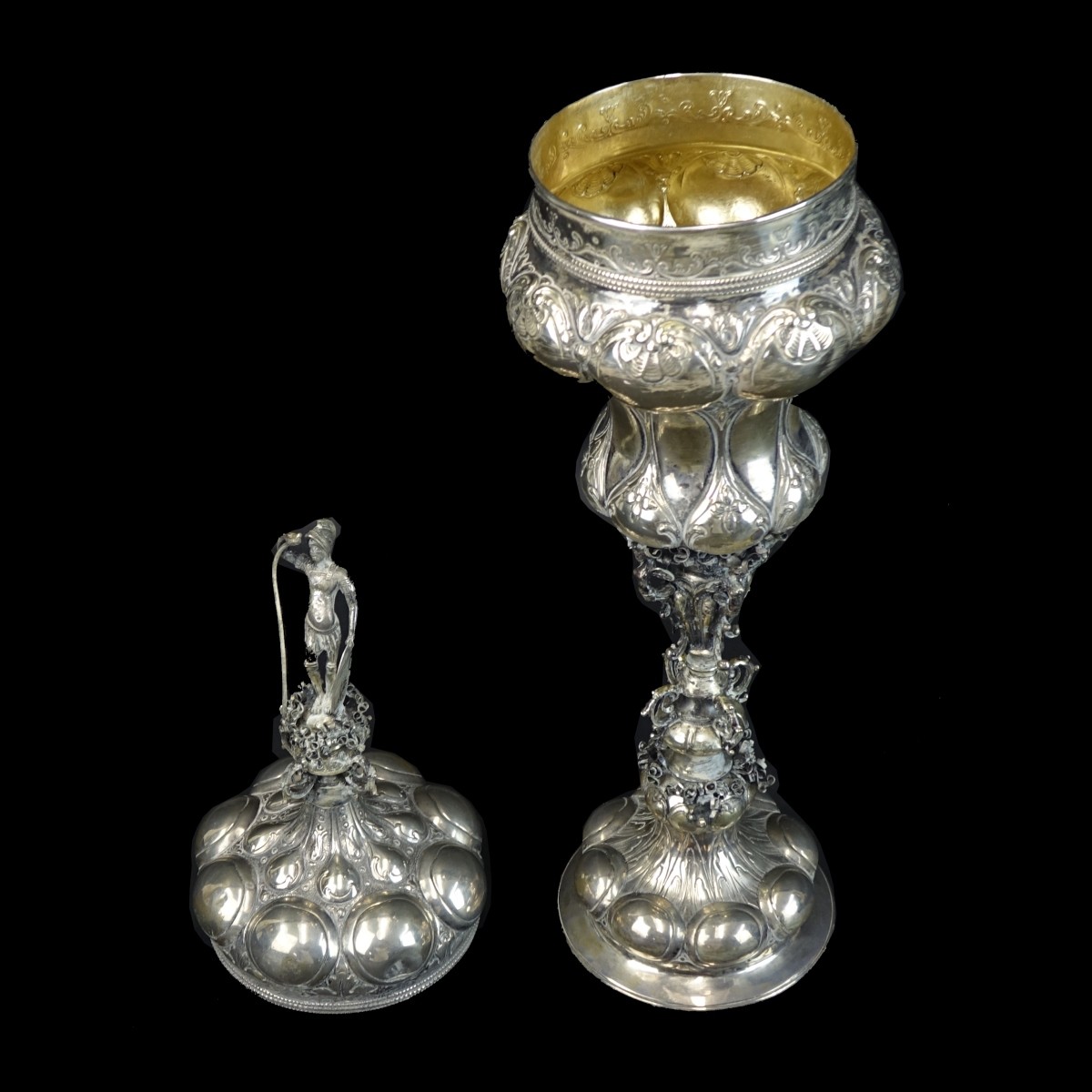 19th C. Austro-Hungarian Silver Chalice