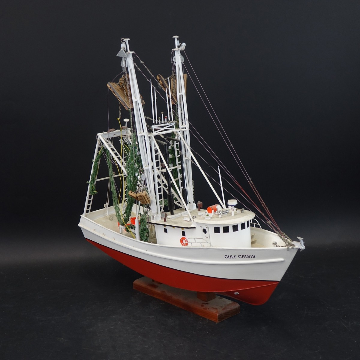 Vintage Gulf Crisis Model Boat