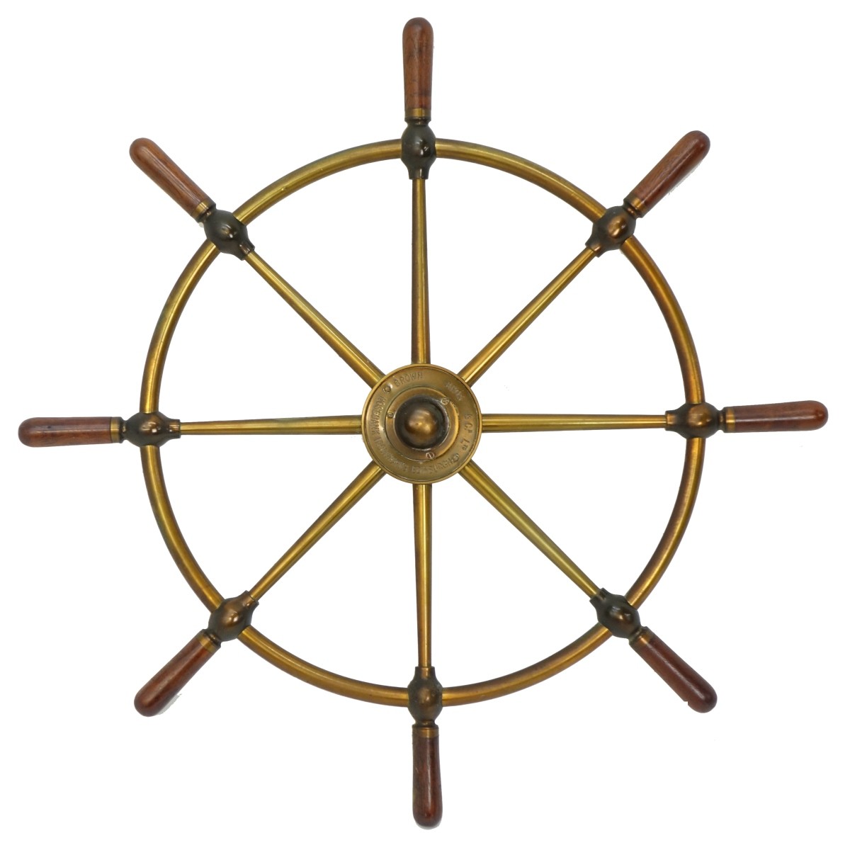 Vintage Brown Bros & Co, Ship's Wheel
