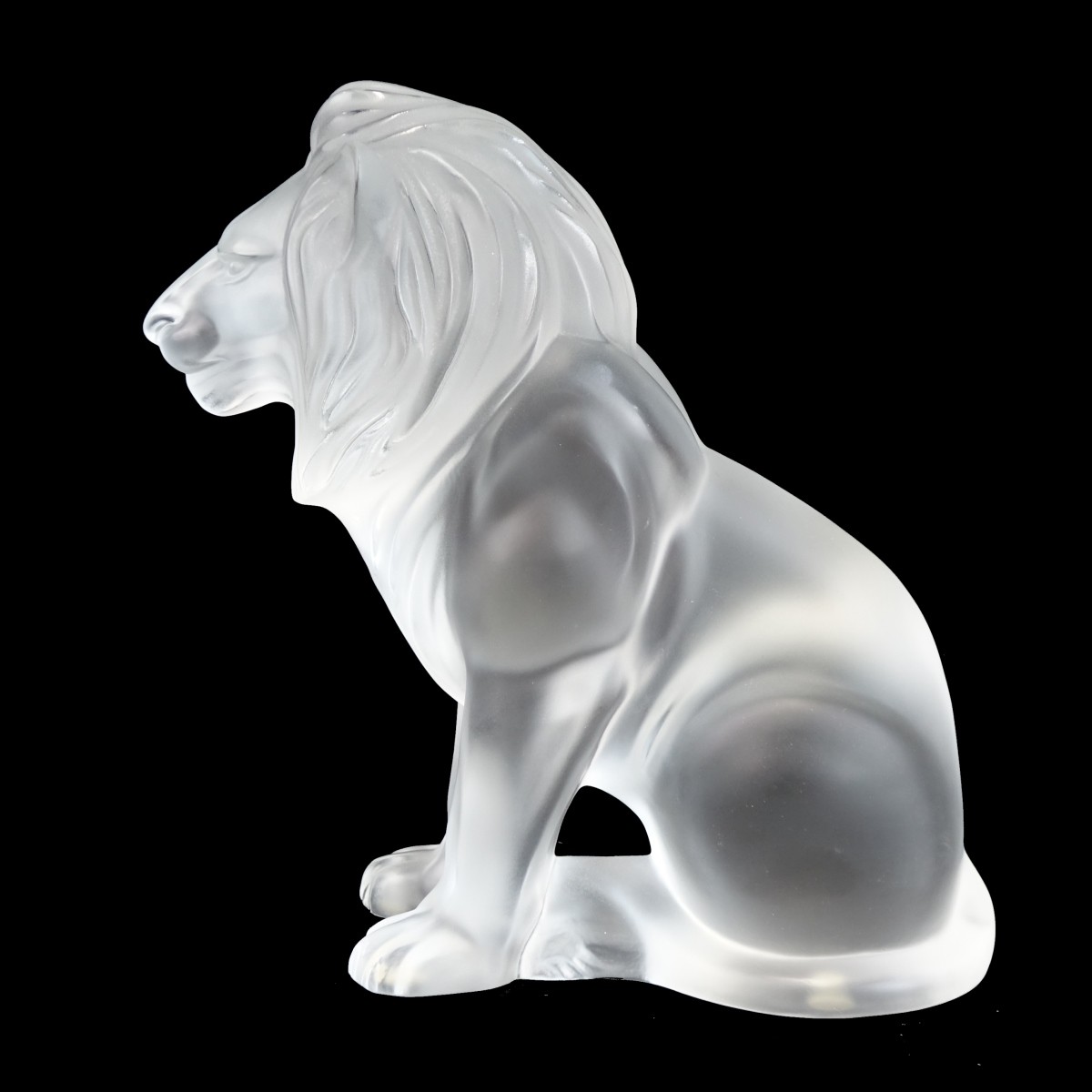 Lalique Bamara Lion Figurine