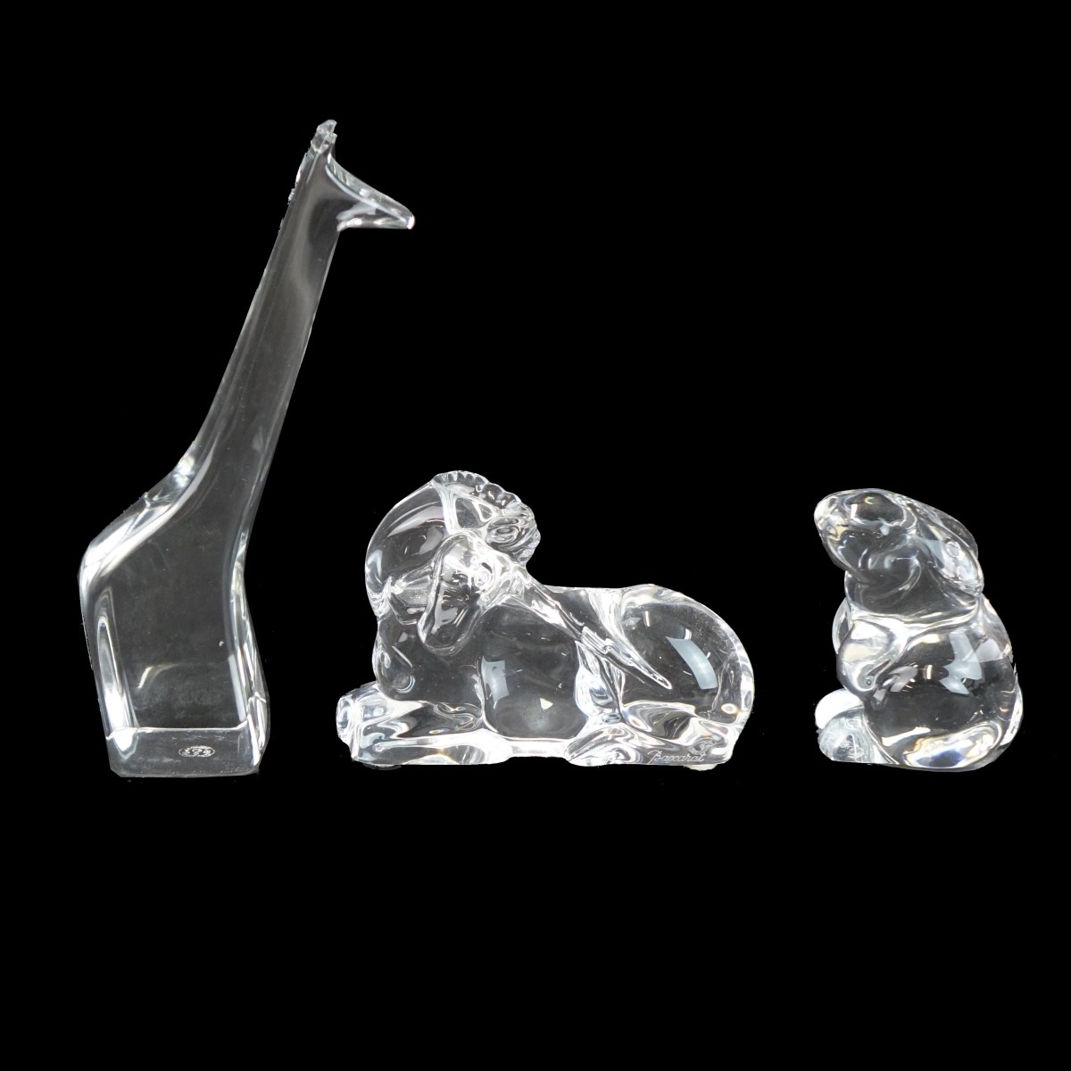 Baccarat Crystal Figurines