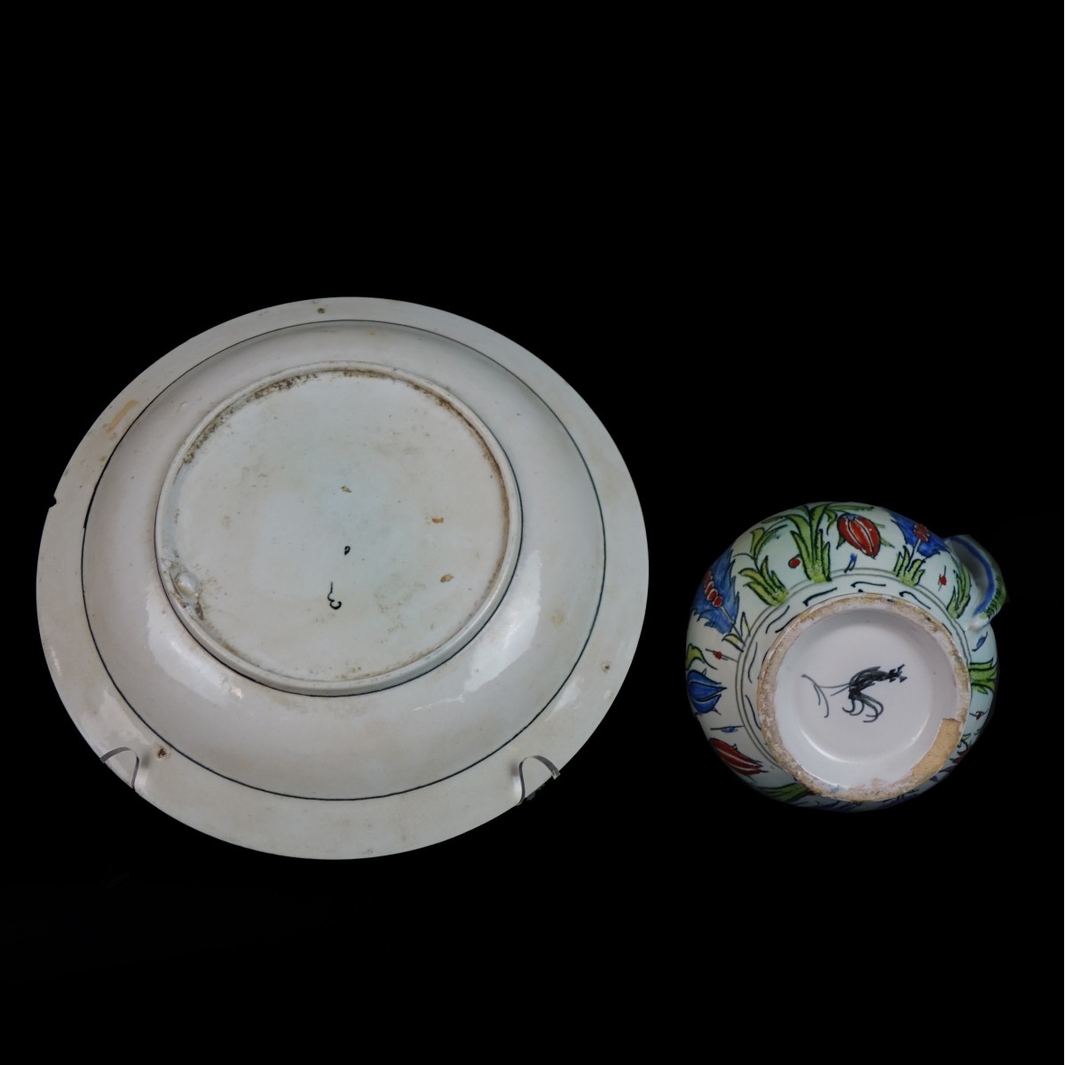 Two (2) Vintage Ottoman Empire Style Tableware