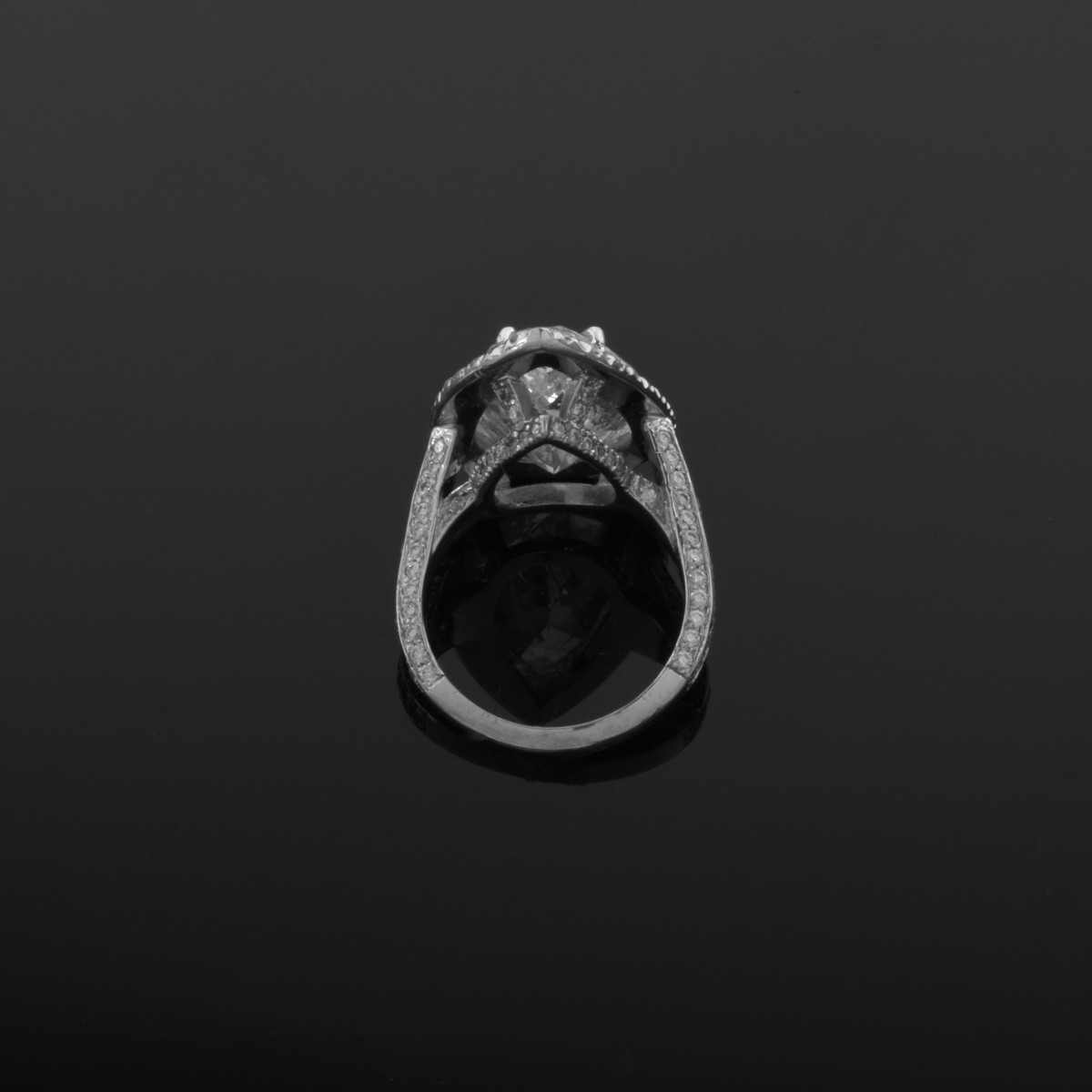 Diamond and Platinum Engagement Ring