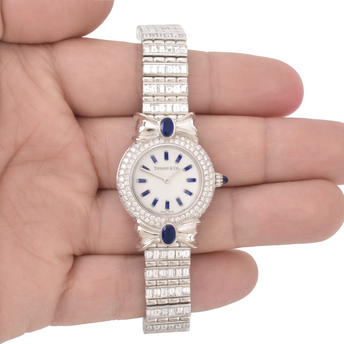 Tiffany & Co Diamond, Sapphire and 18K Watch
