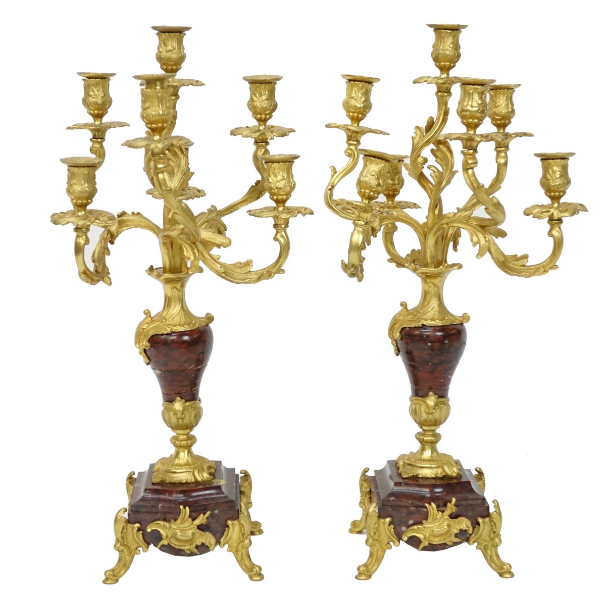 Pair of Louis XVI Style Candleabra