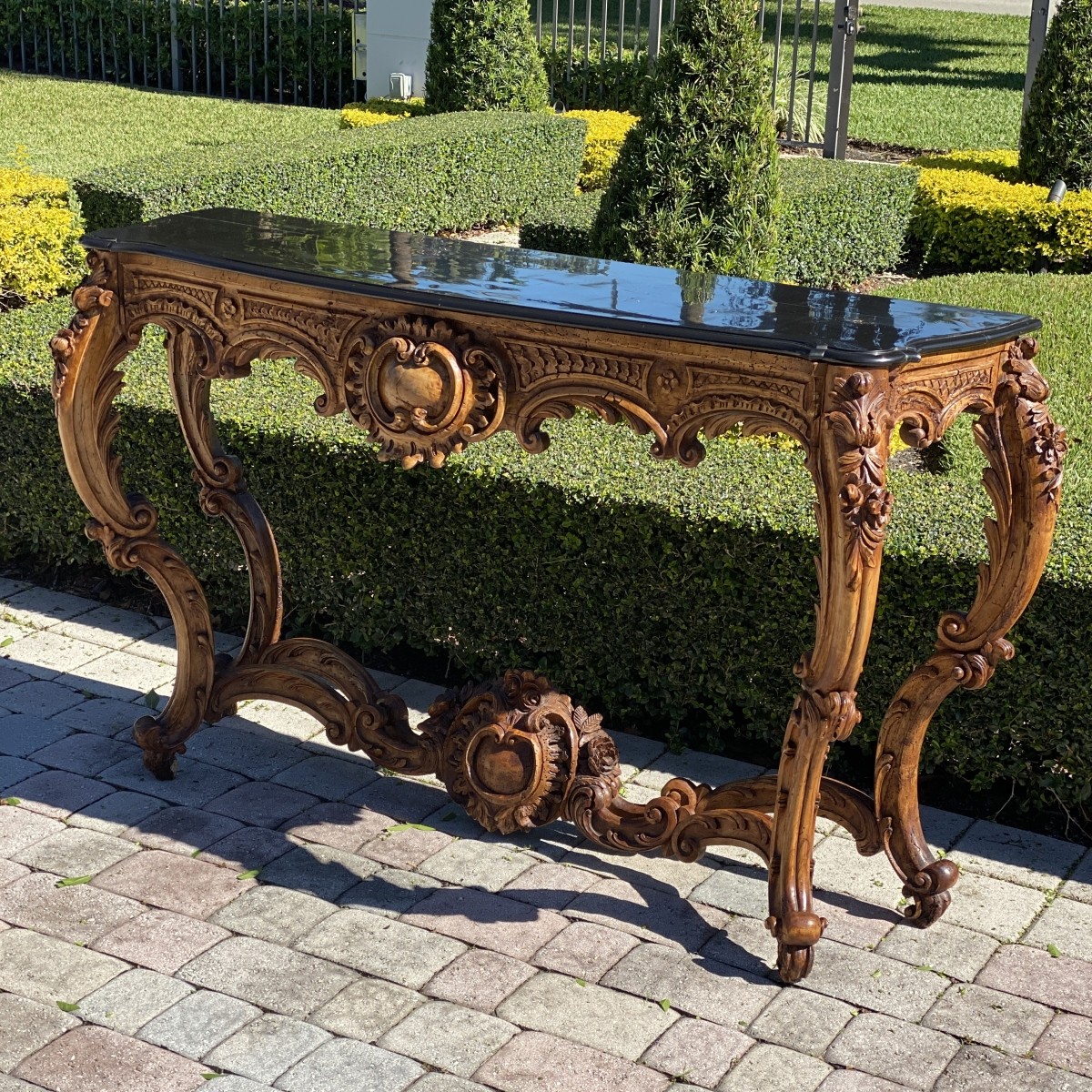 Antique Louis XV Style Console Table