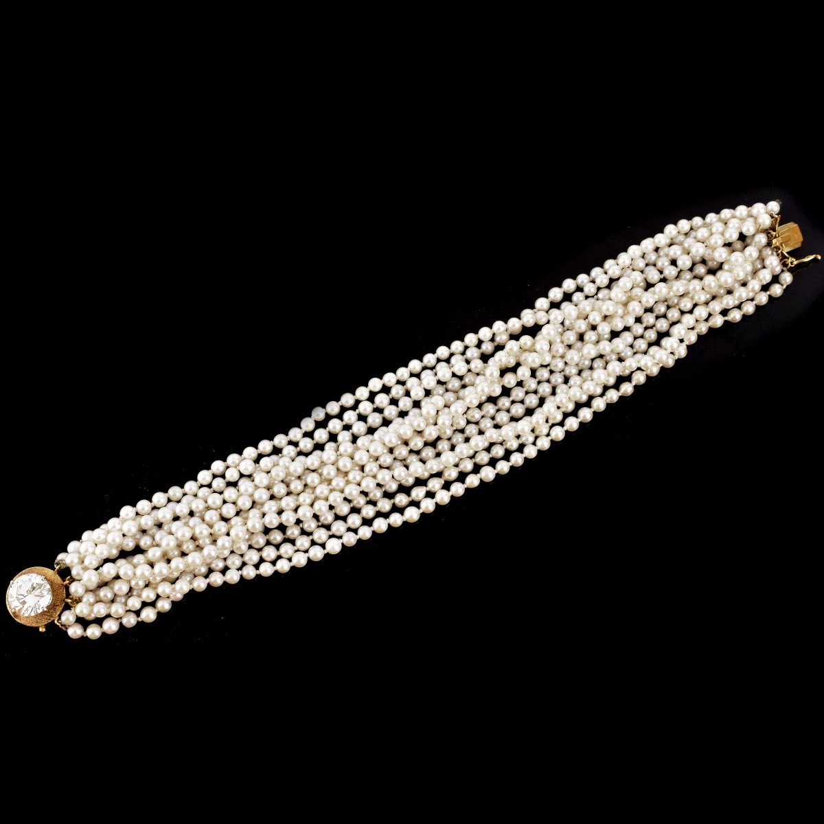 Vintage Seed Pearl and 14K Bracelet