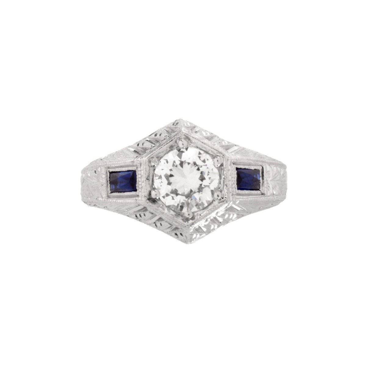 Art Deco Diamond and 18K Ring