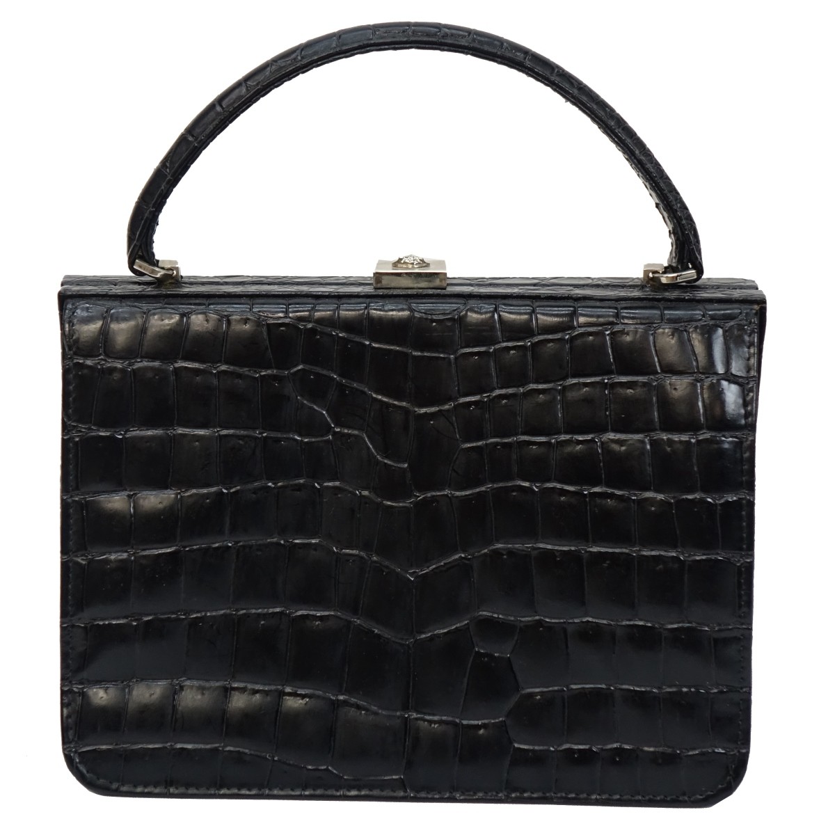 Gianni Versace Crocodile Handbag