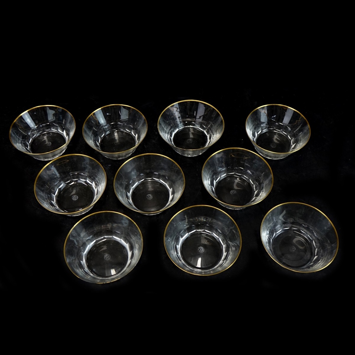 (10) Baccarat Crystal Bowls