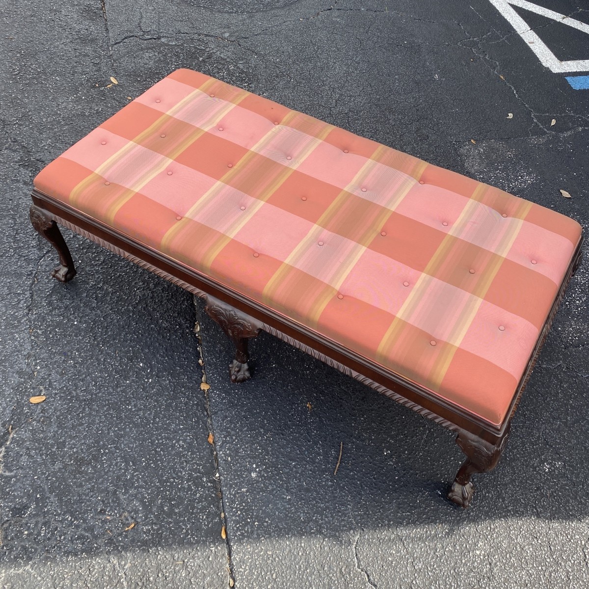 Baker Furniture Co. Upholstered Bench